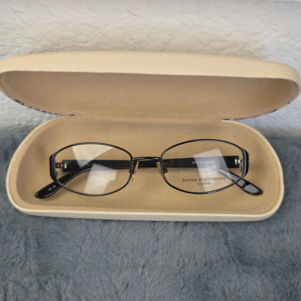 Dana Buchman Emily Full Rim Eyeglasses Classic Look For School/Work/Office